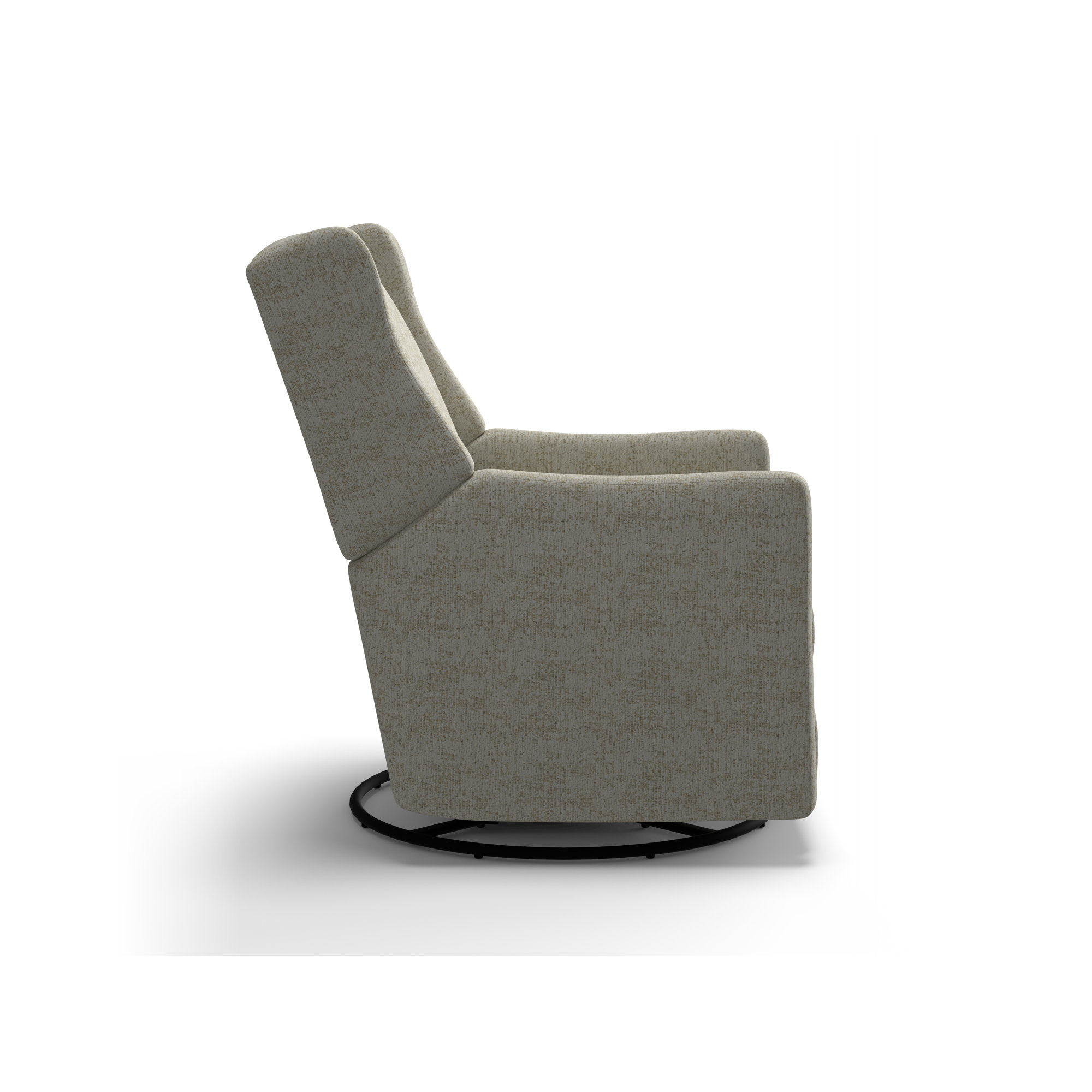 Andrina Manual Recliner, Malibu Parchment Performance Chenille