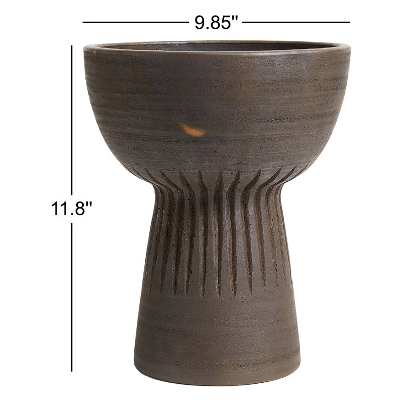 Fire Timo Bowl - Terre brune/noire cuite