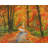 Autumn Trail Braided Polyester Placemat | Trees Home Decor