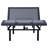 Twin Extra Long Adjustable Bed Base, Grey And Black, Wireless Remote With Preset Positions, Zero Gravity, Antisnore, Massage Remote, Gravity Preset, Dual Motors