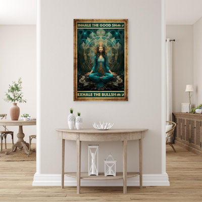 " Yoga Inhale The Good Shoo "