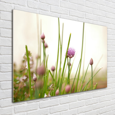 Chive - No Frame Print on Glass