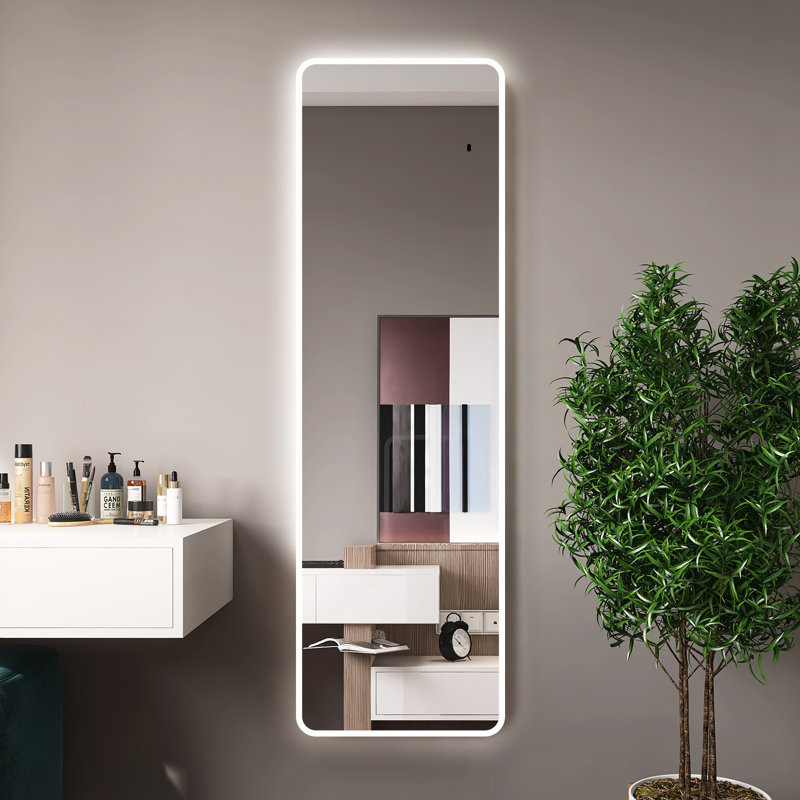 Miroir mural lumineux Norocel, 60 x 20