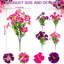 18 " Fabric Mixed Floral Arrangement