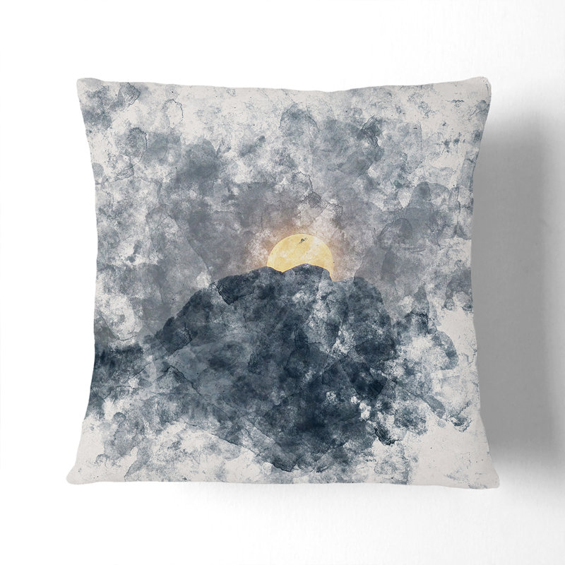 Abstract Square Cushion, 40cm H x 40cm W x 15cm D