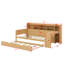 Lit de jour polyvalent en bois avec tablettes de rangement gigogne et bureau d'étude intégré-1326788361-1326788360