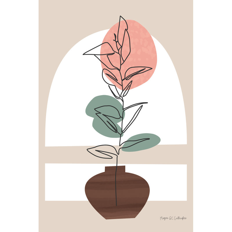 Impression sur toile tendue "Potted Beauty II" par Megan Gallagher, H 36 po x l 24 po