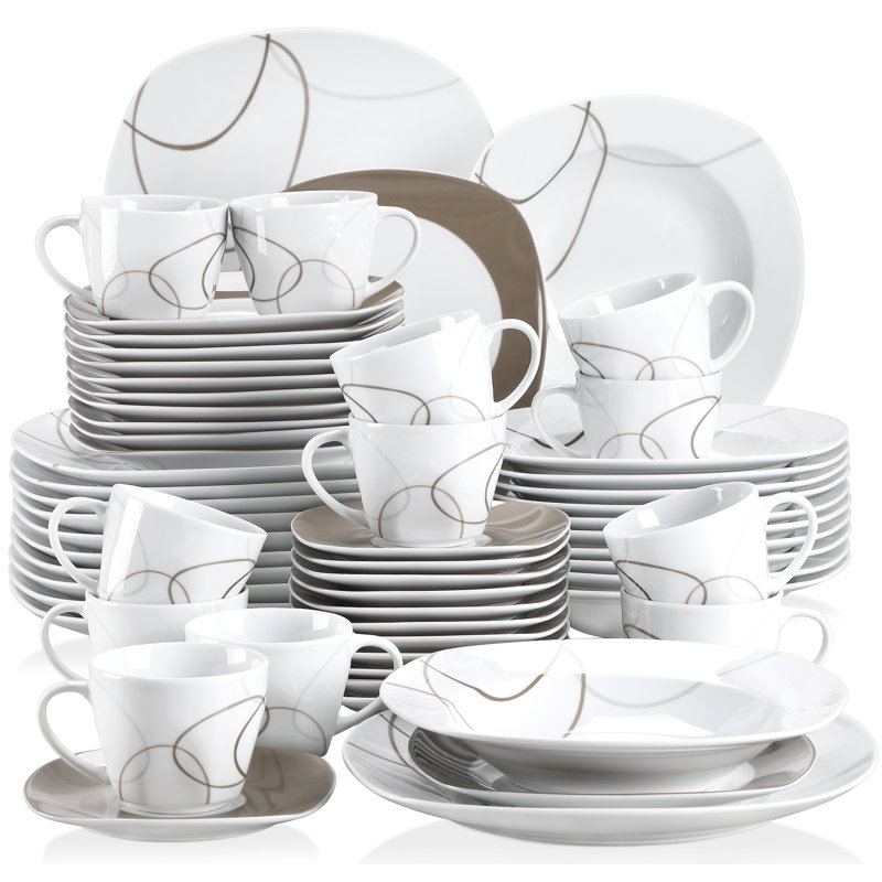 Ceramic Dinnerware Set 60 Piece - Service for 12