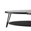 Ardoin Contemporary Modern 53 In. Oval White Coffee Table With Sintered Stone Top
