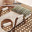 29.92'' Beige 3-in-1 Cotton Linen Foldable Reclining Sleeper/Convertible Chair/Upholstered Sofa Bed/Chaise I 5-Gear Adjustable Backrest for Small Space