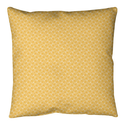 Coussin décoratif à treillis hexagonal Katelyn Elizabeth