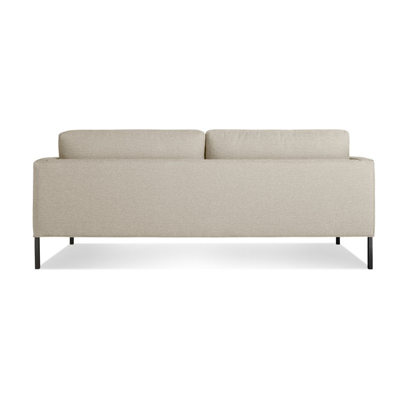 Paramount Sofa, Sanford Ceramic Crossweave, Metal, 32" H x 95" W x 34" D