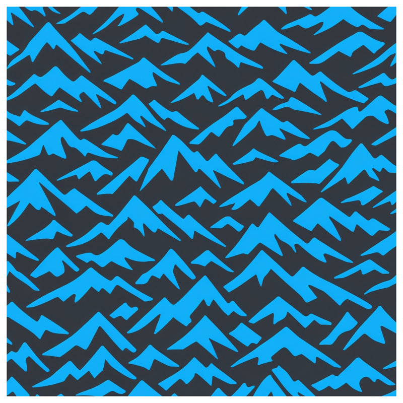 Blue Mountain Pattern Comforter, Twin Extra Long