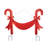 36"L Christmas Metal "Merry Christmas" Candy Cane Yard Stake Or Wall Decor(KD, Two Function)