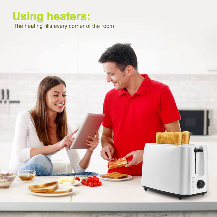 Long Slot Toaster, 2 Slice Toaster Best Rated Prime with Warming