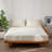 MooMee 100% Washed Cotton Fitted Sheet Extra Deep Pocket Linen Like Textured-107672076-107672081