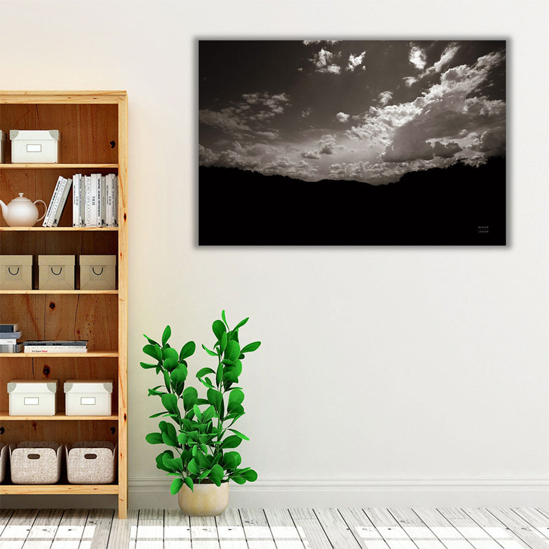 «From Dessous» noir et blanc - reproduction d'art sur toile, H 16 po x l 24 po