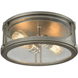 Gines Glass Flush Mount