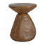 Table d'appoint en bois pour patio Patti MGO, finition grain de bois, ensemble de 1