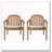 Outdoor Patio Acacia Wood Patio Armchair