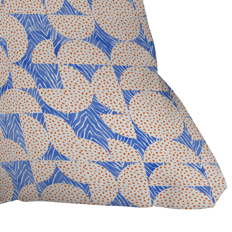  Geometric Shape Polyester Indoor/Outdoor Throw Pillow, 16" x 16"