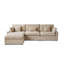 Canapé modulaire rembourré avec repose-pieds-112680361-110374990