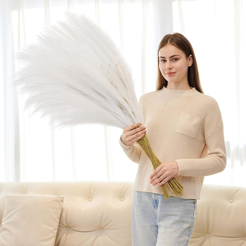 10 pièces décoratives en faux gazon, grand