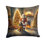 Coussin Bloodhound and Santa Claus