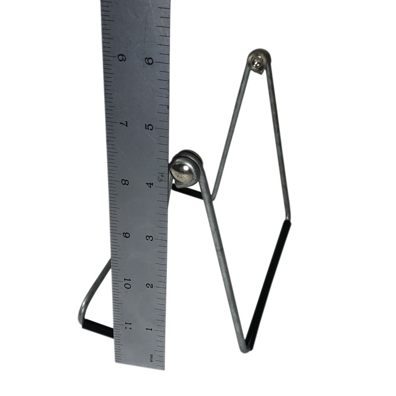 Chevalet en métal Fixturedisplays® pour plateau de table avec base large, 5-5 / 8 X 4-1 / 2 - Noir