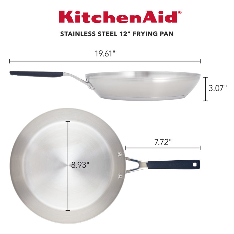 Poêle à frire / poêle KitchenAid, 12 po