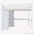 Wood Full Size Loft Bed with Built-in Wardrobe, Desk, Storage Shelves and Drawers-1471806001