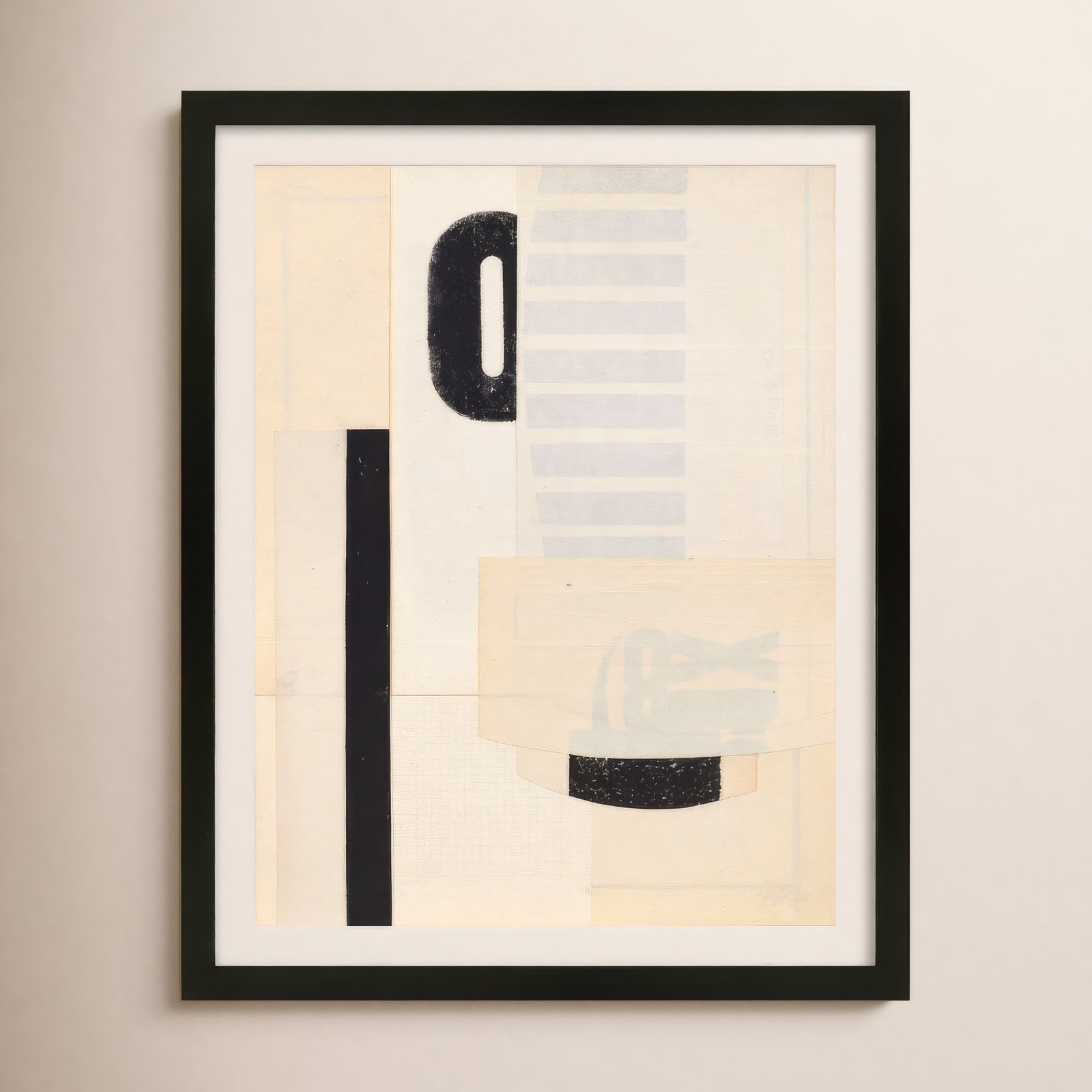 Lise "Hidden Keys" Print by Sarah Short, Black, 20" H x 16" W x 1.25" D