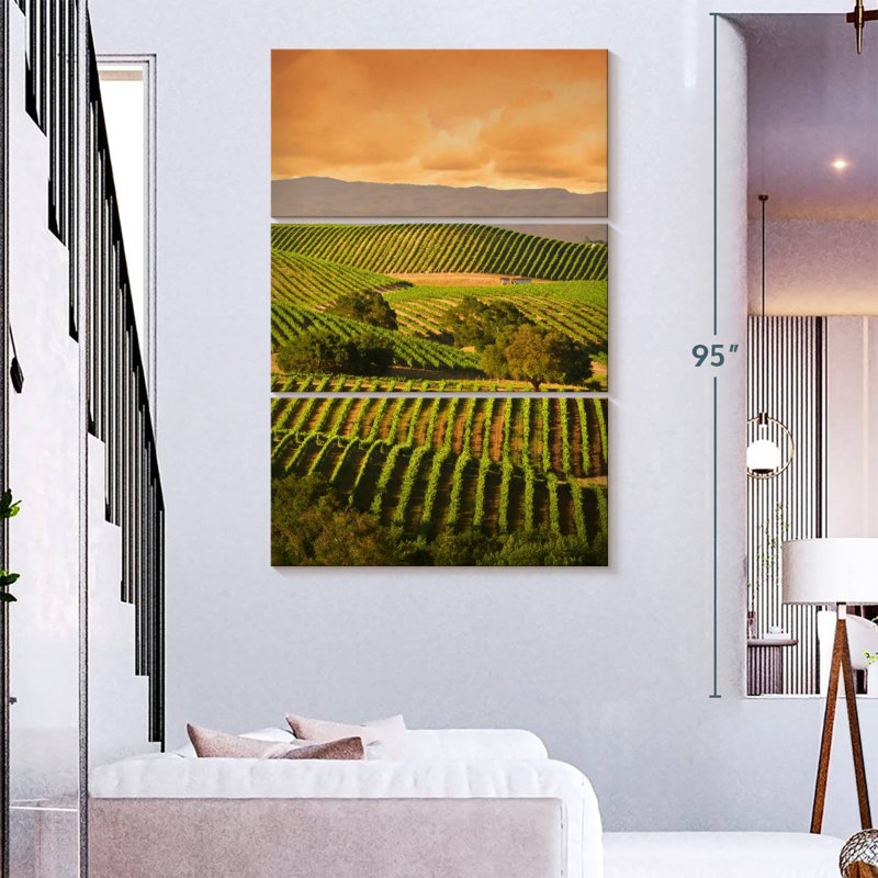 Alvord Carneros Vineyard, H 74 po x l 48 po