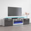 Meuble télé pour téléviseur de 75 po ou moins avec foyer électrique Aiyah-387744993