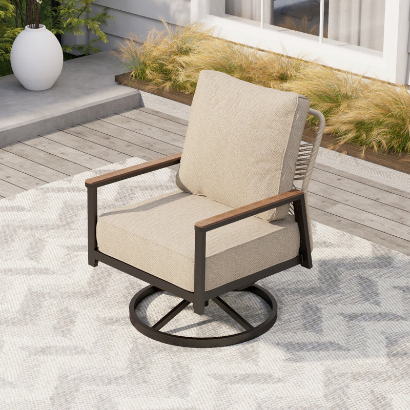 Swivel Outdoor Patio Lounge Chair