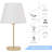 Milbrandt Wood Table Lamp-918005951