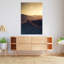 Art mural abstrait doré Golden Horizon Glow-124623540