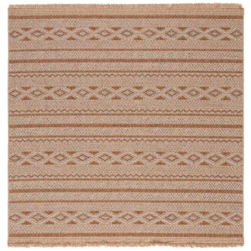 Lashaunna Wicker Performance Southwestern Rug, Rectangle 4' x 6'