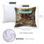 4 housses de coussin décoratives à motif de fleuriste