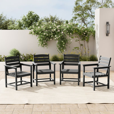  Chaise en PEHD (ensemble de 4)