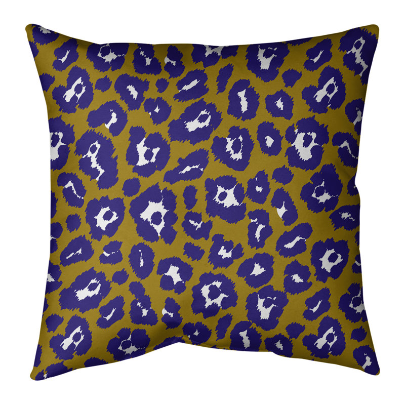 Housse et insert de coussin extérieur Fly, 16 po x 1 po, Or / mauve / blanc