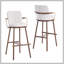 Ensemble de 2 tabourets de bar rembourrés Chaya