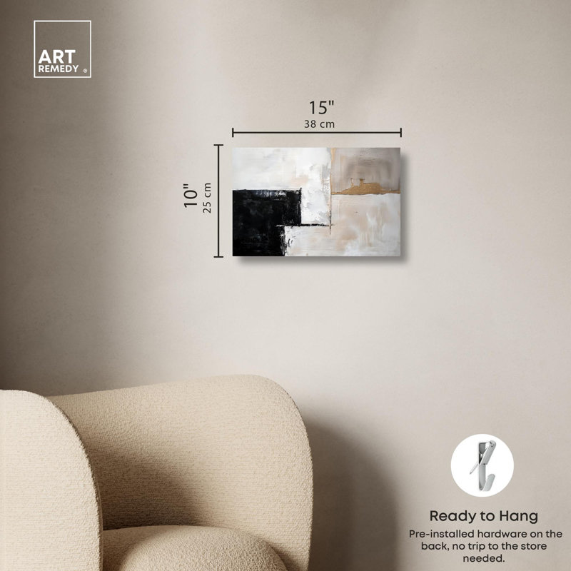 «Dust and Ash II» par Art Remedy, H 10 po x l 15 po, Toile tendue