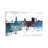 Charleston Bluish Skyline by WallDecorAddict - Wrapped Canvas Print-1033267867