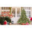 Arbre de Noël de 5 pi avec 350 lumières Ul, 1129 Pe / embouts pour un look réaliste, silhouette spacieuse à base large, structure à charnières, arbre de support en métal stable, plein écran, grand impact, structure rapide