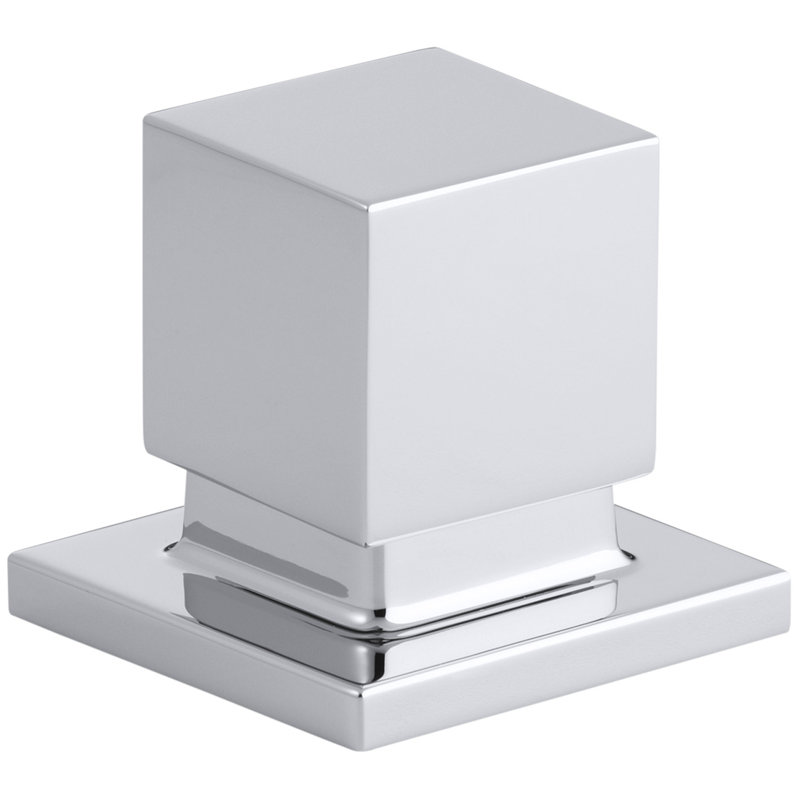 Loure Deck-Mount 2-Way Diverter Valve, Chrome poli