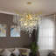 Lustre rond en cristal 12 lumières