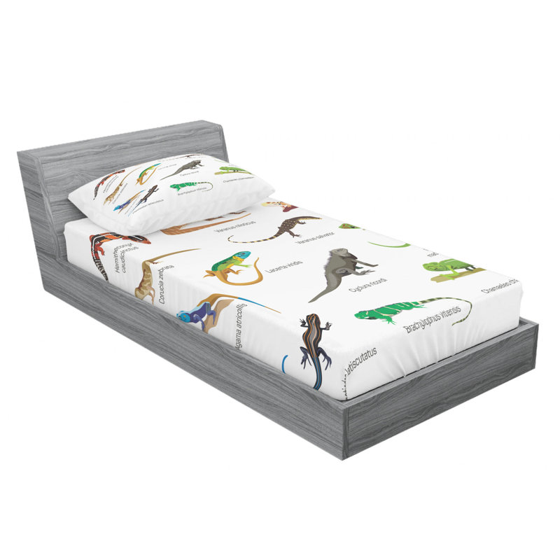 Microfiber Sheet Set, Twin XL Sheet Set with Fitted Sheet