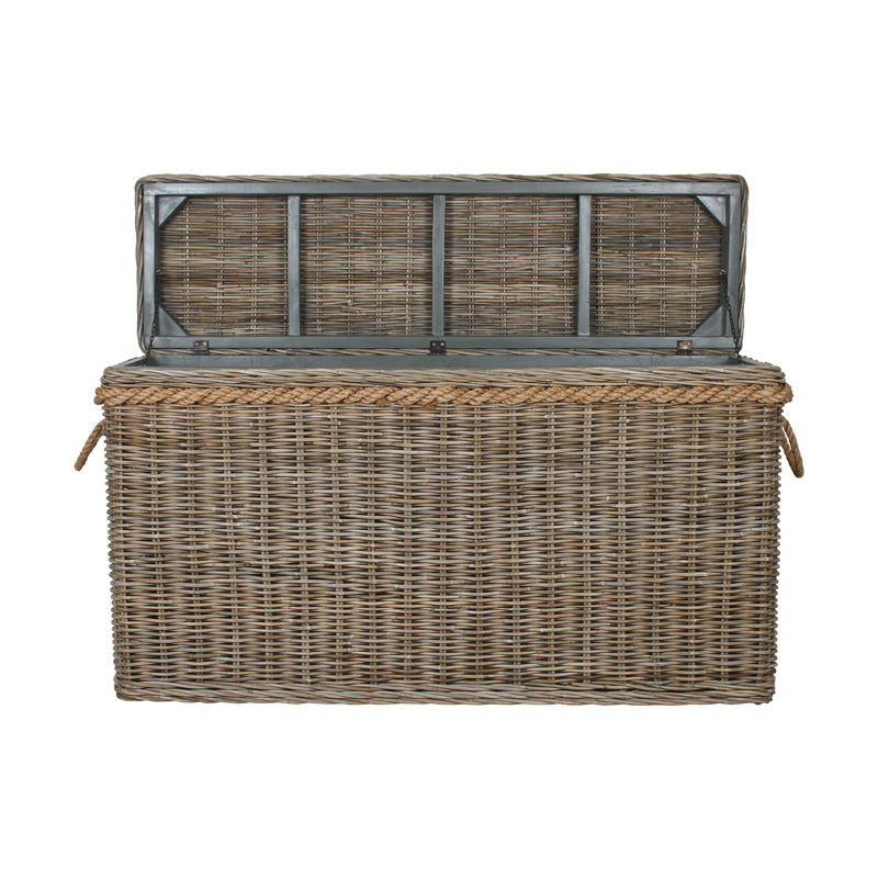 Coffre de rangement en osier Kent