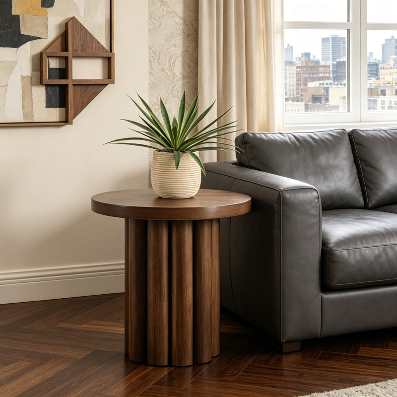 Table de bout en bois